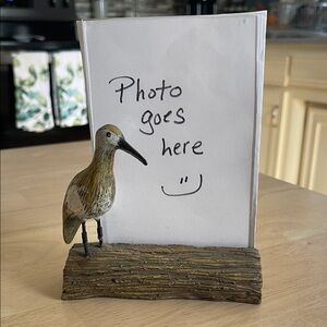 Shorebird Themed Photo Holder 4x6